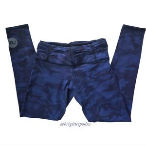 FLYWHEEL Black/Blue Camouflage Legging